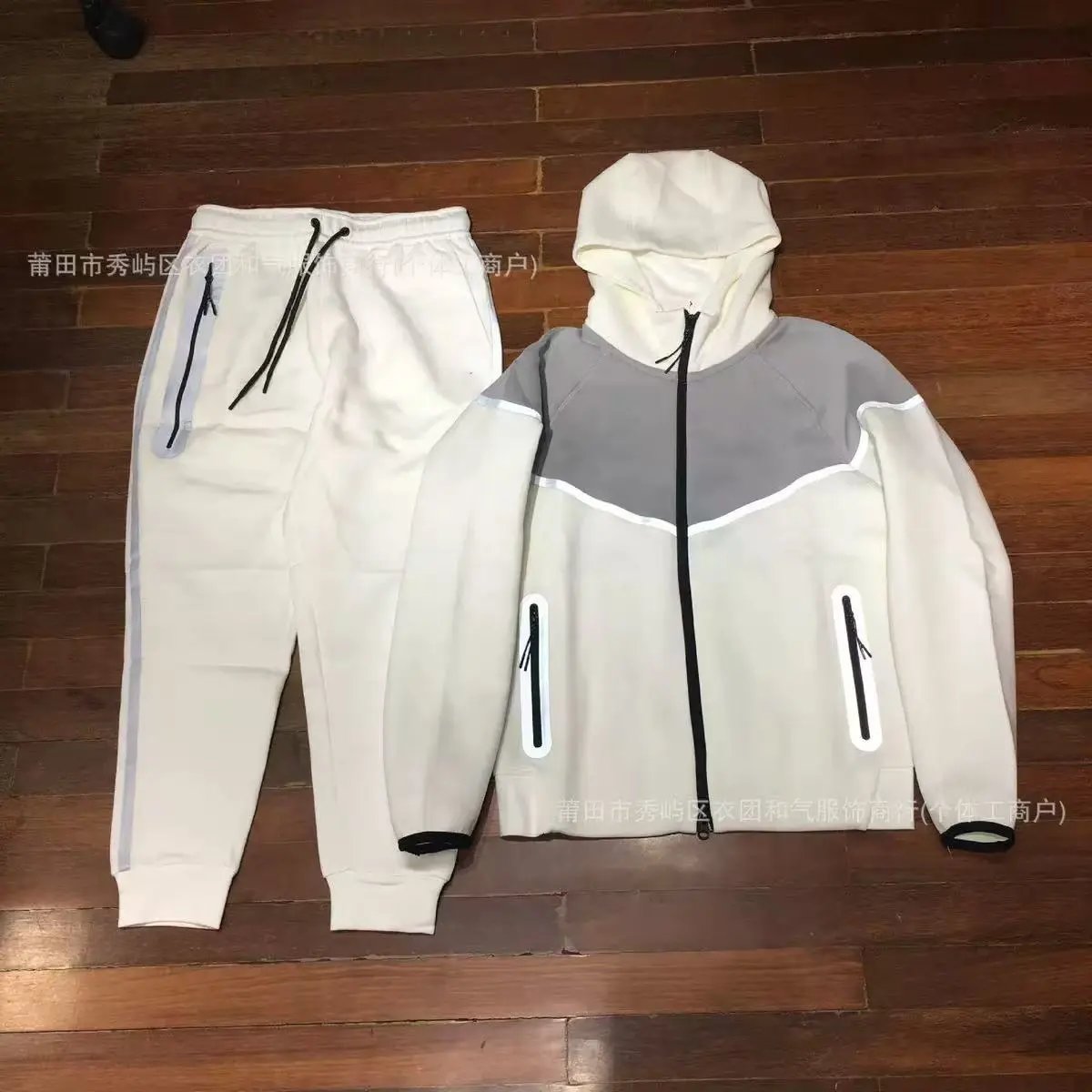 03 灰拼白套装