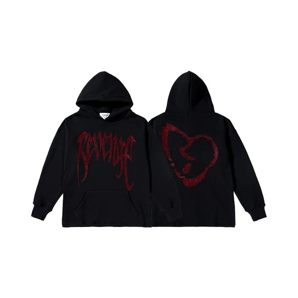 Black And Red Rhinestones