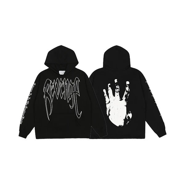 Black And White Handprints