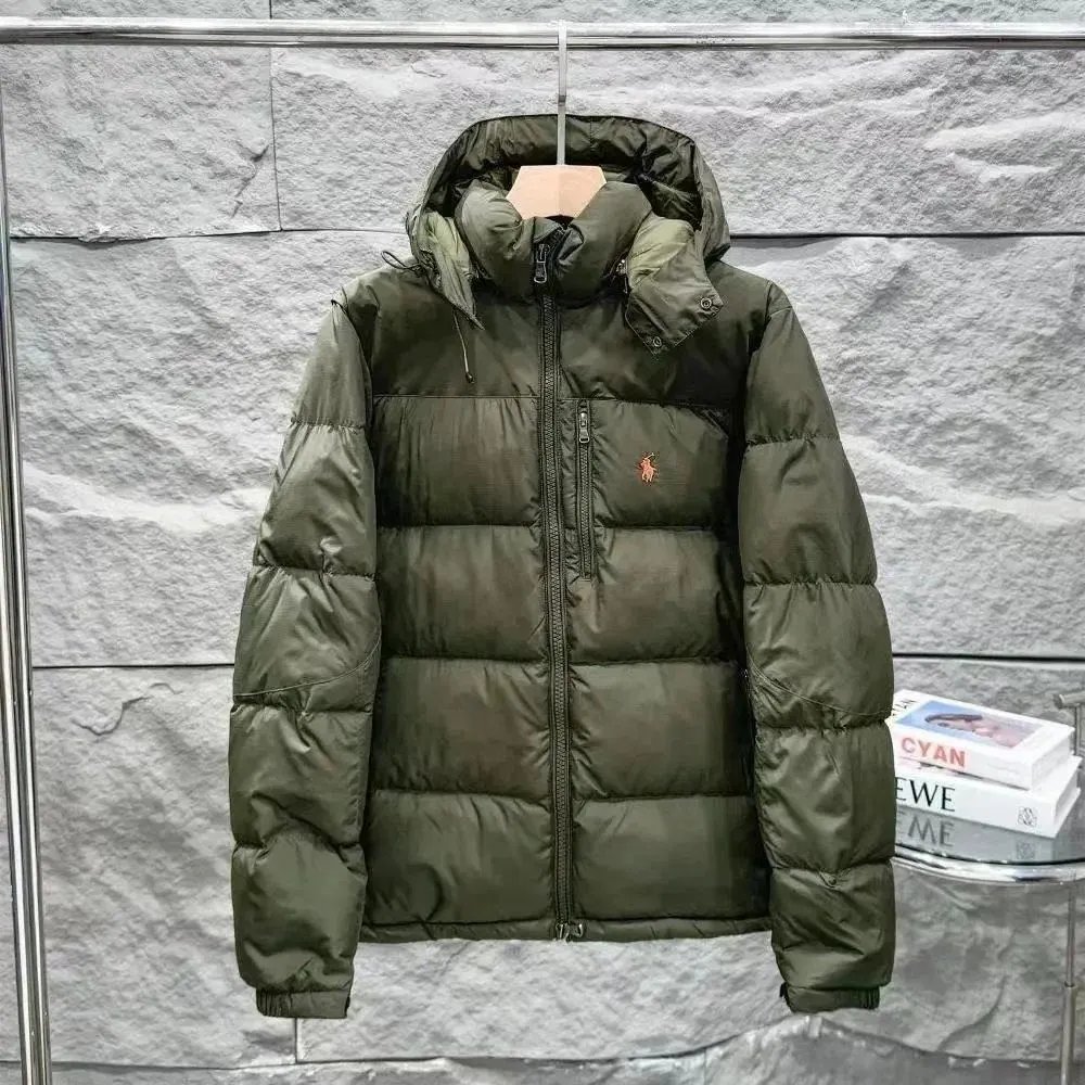 高品质90%白绒-军绿色