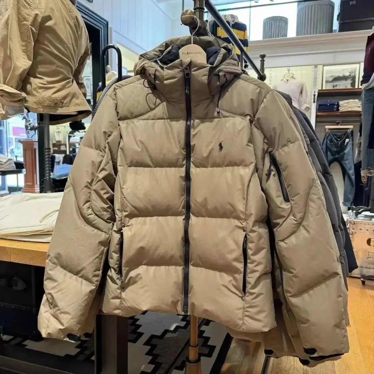 高品质90%白绒-咖色