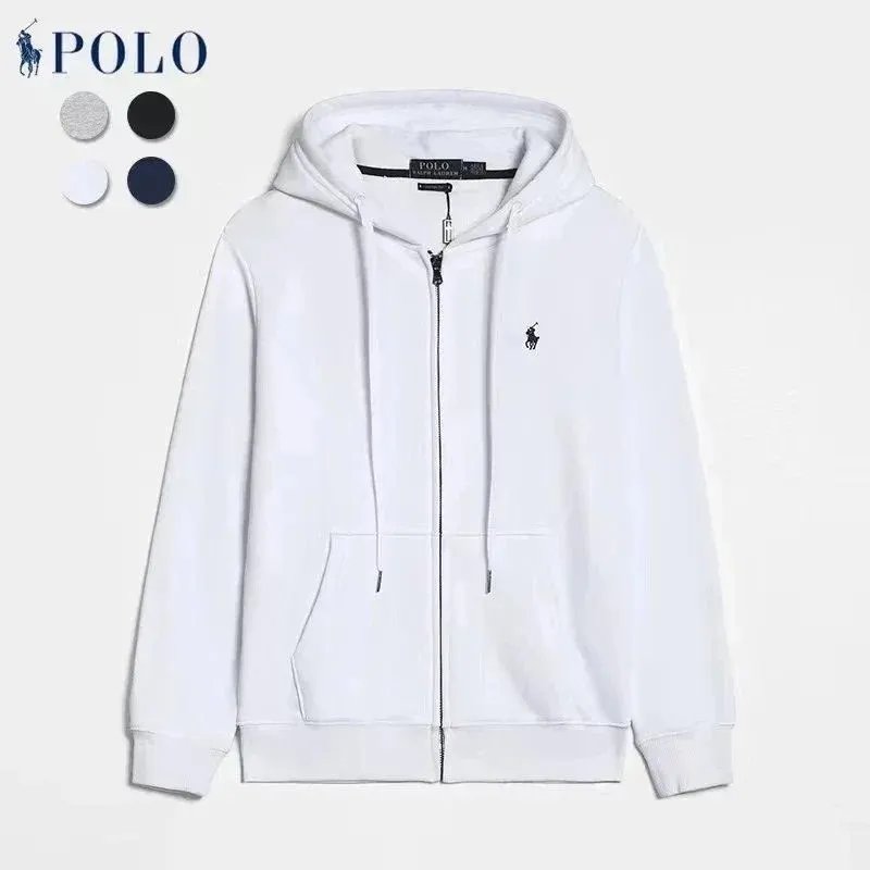 白色拉链  hoodie