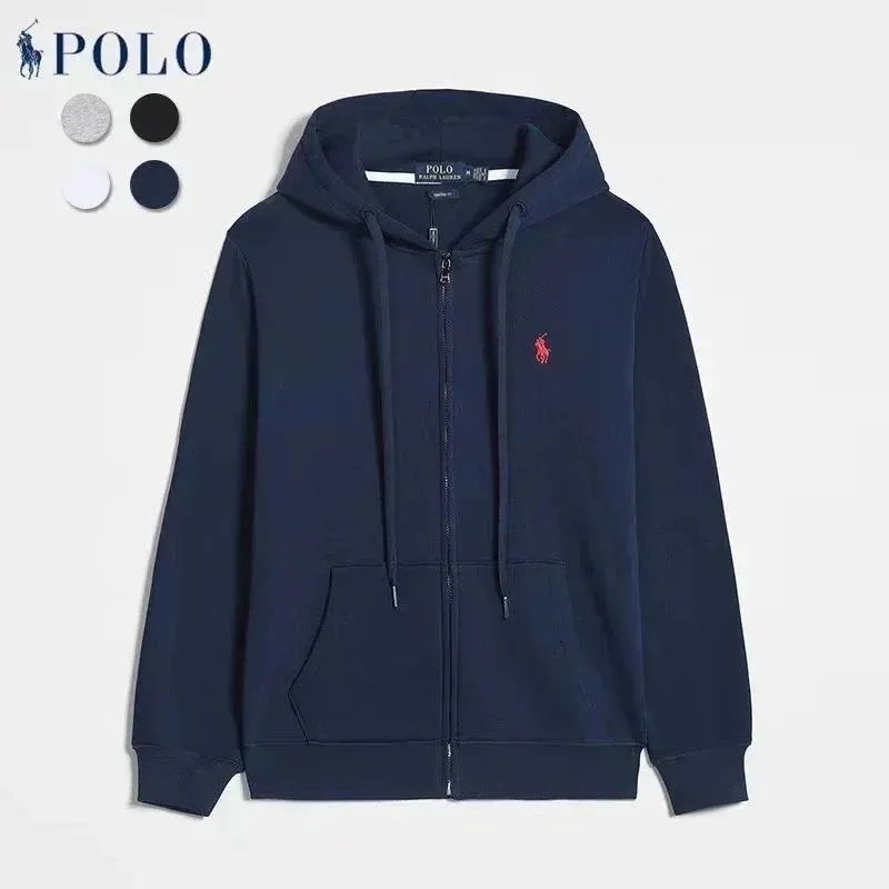 蓝色红标 拉链   hoodie