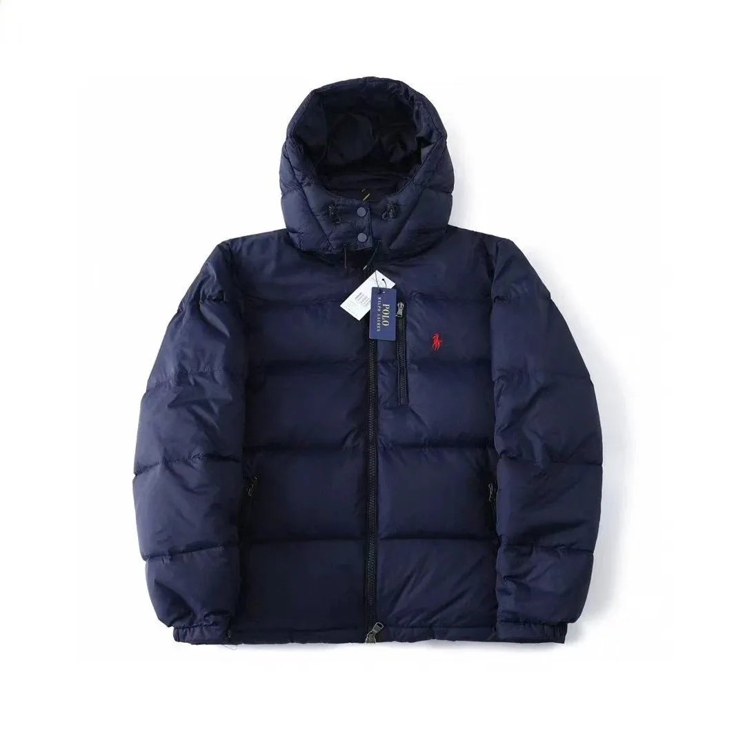 Ralph Lauren挡风羽绒夹克-藏蓝色
