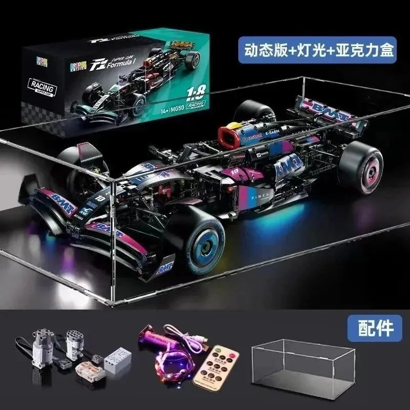 1-8雷诺F1(动态+灯光+展示盒）
