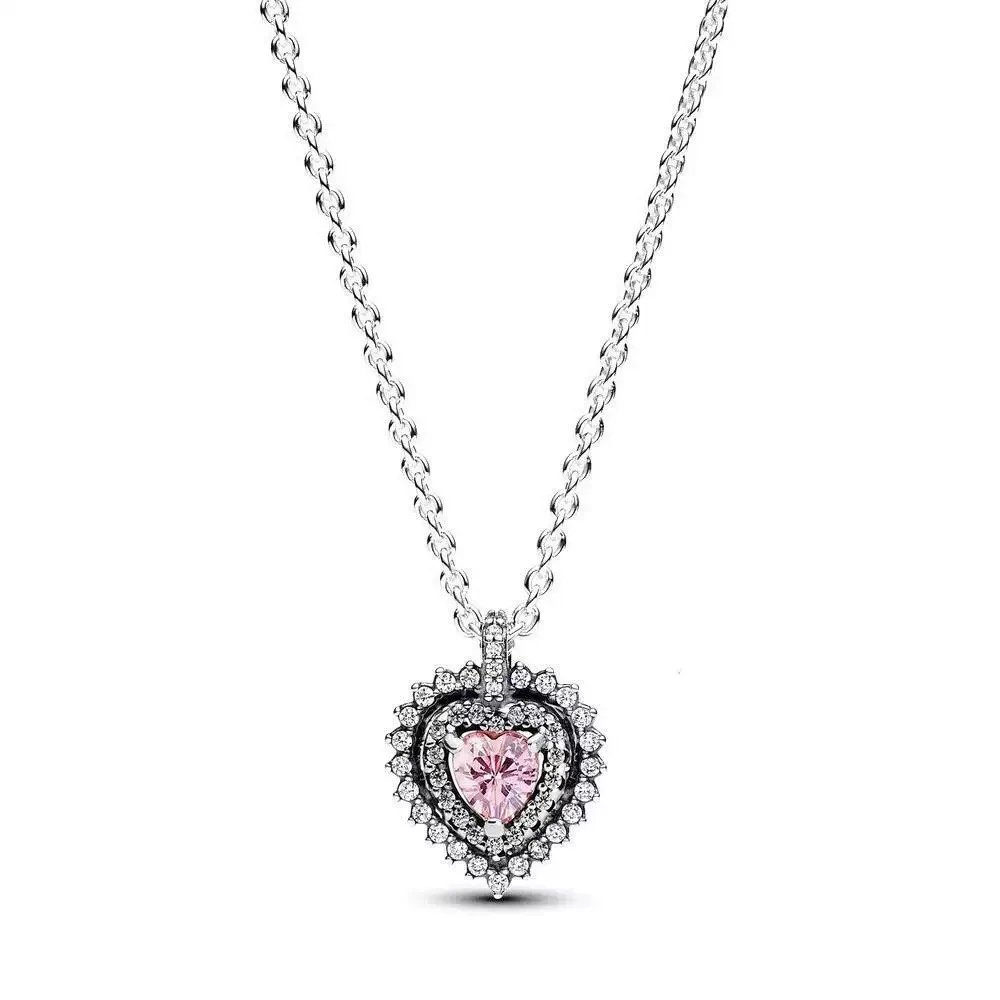 1#Love Pink Gemstone Necklace