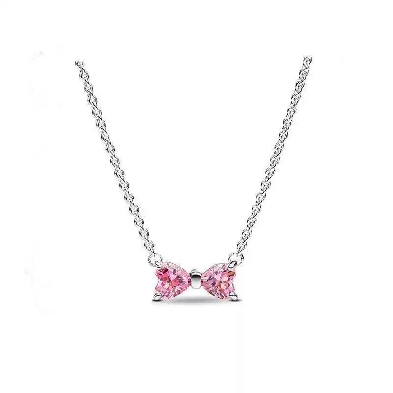 3#Bow Necklace