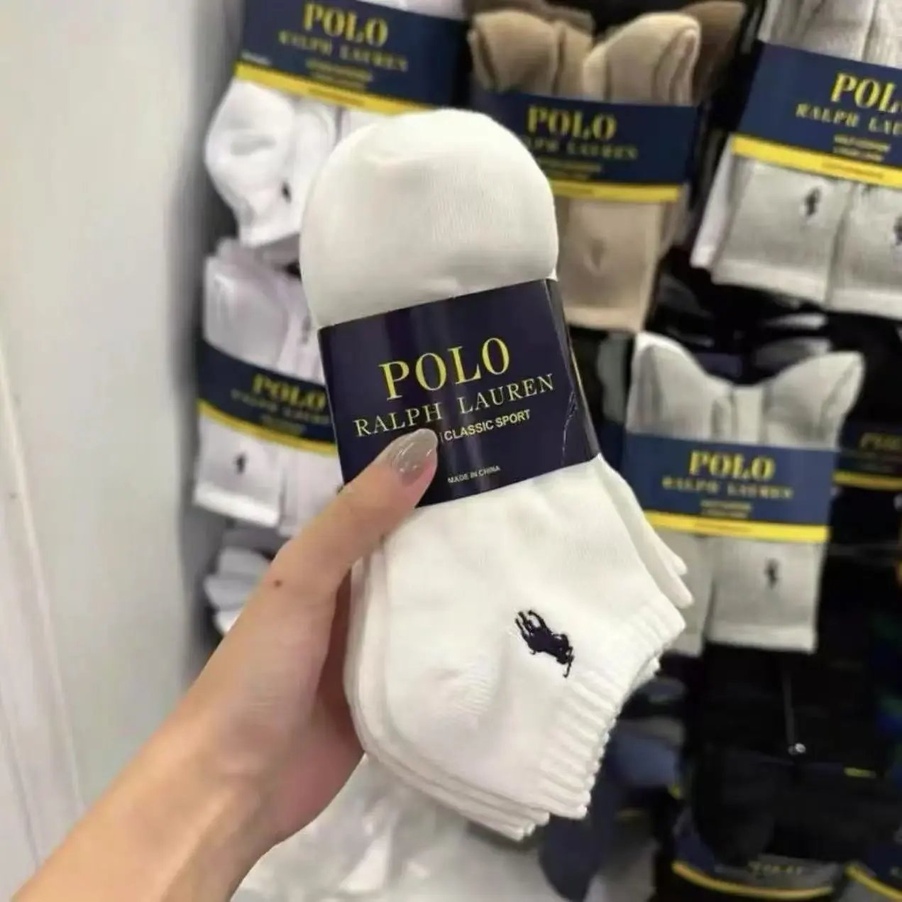 Ralph Lauren白色短6双
