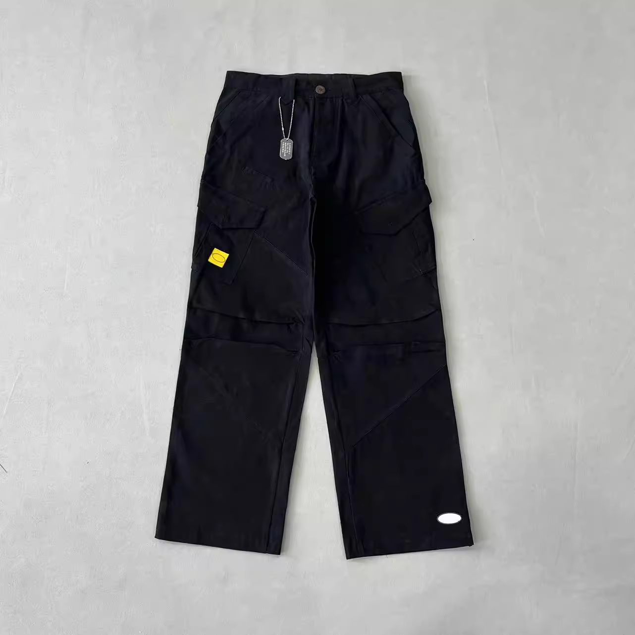 帆船 黑色斜口袋(工装裤)