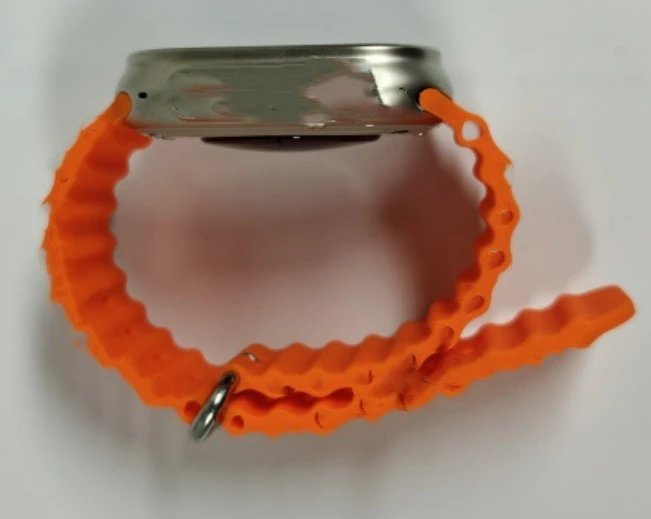 Orange strap