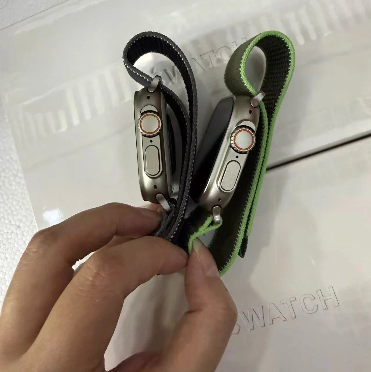 Apple watch ultra3 green strap