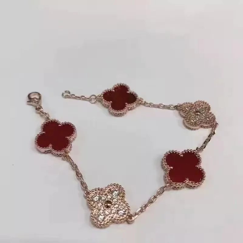 【间钻红玉髓】手链
