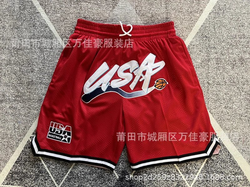 口袋USA红裤