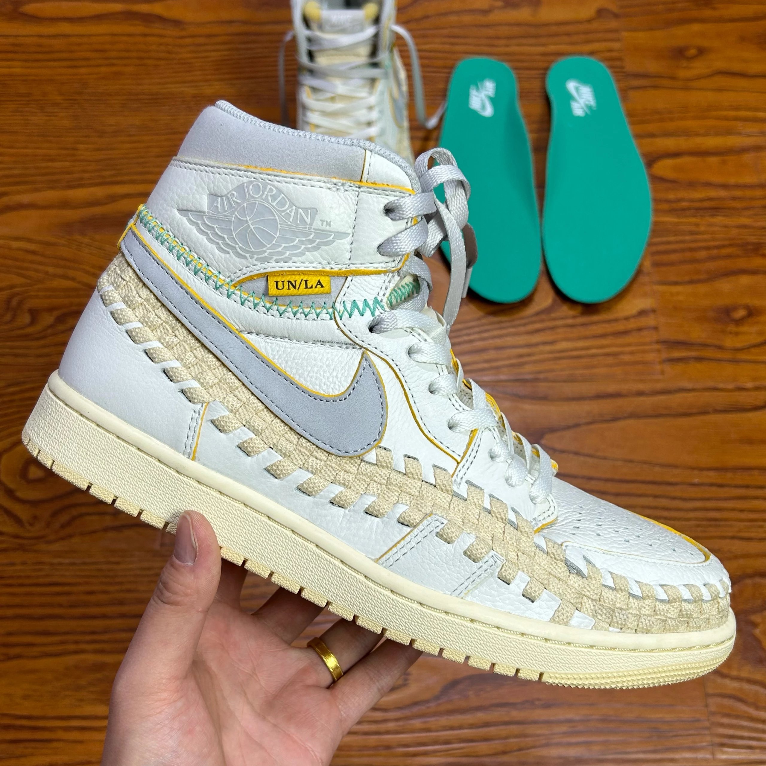 Aj1 UN编织 米白（全新原盒）
