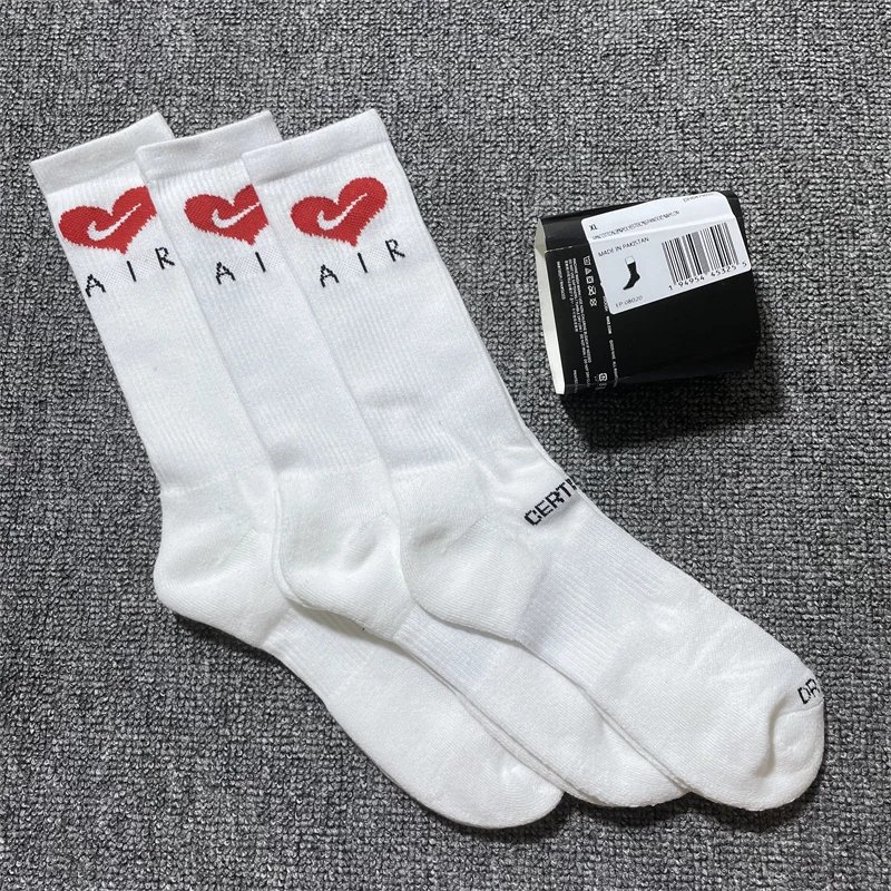 白色爱心三双装 SIZE ：L 38-44