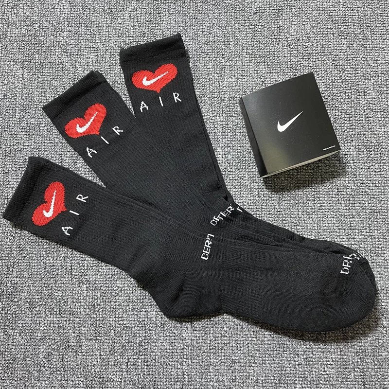 黑色爱心三双装 SIZE ：L 38-44