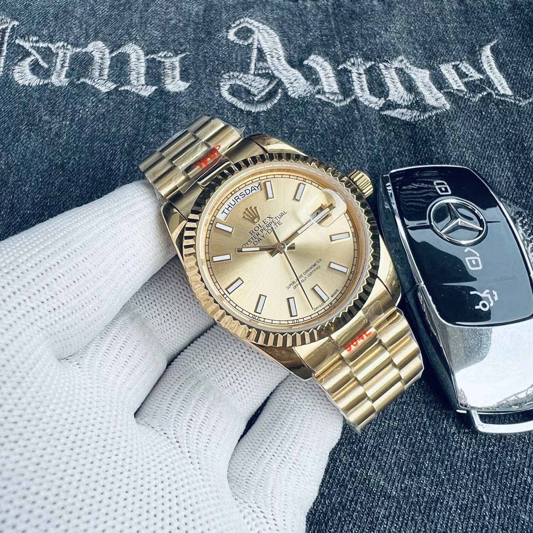 黄金色壳·金盘钢带 41MM【适用男款】