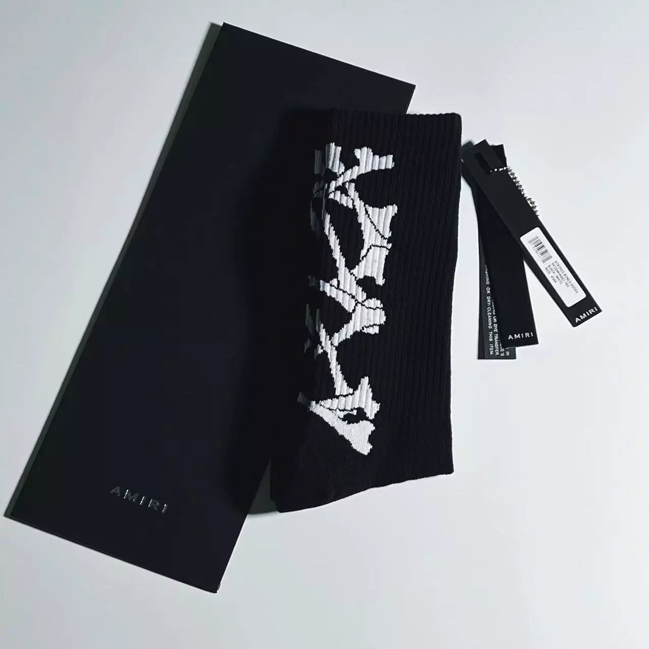 黑色白骨头+包装withbag