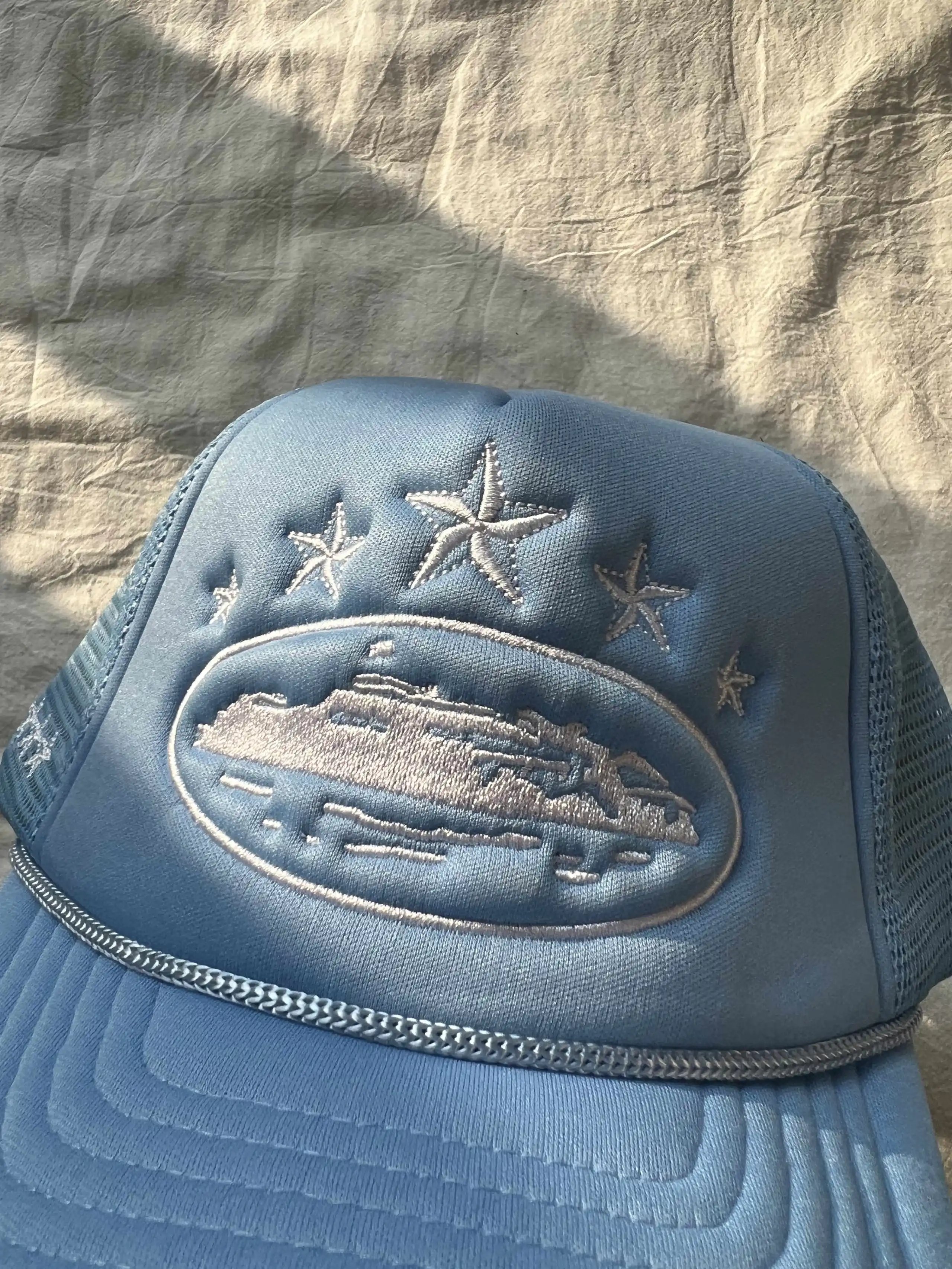 5星帽子蓝色