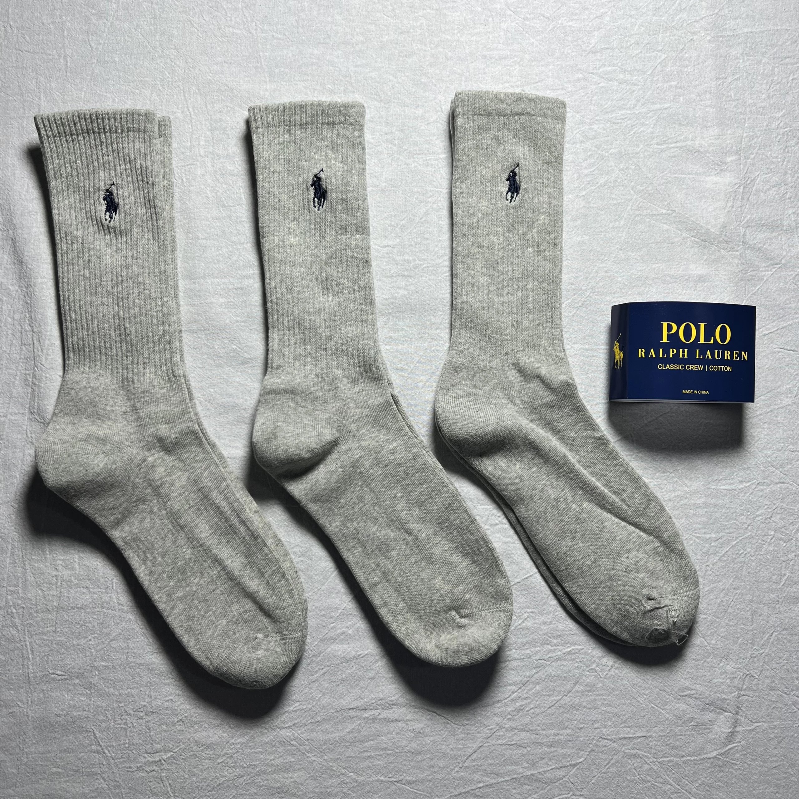 骑马长筒灰色 grey 3 pairs 长筒 袜子