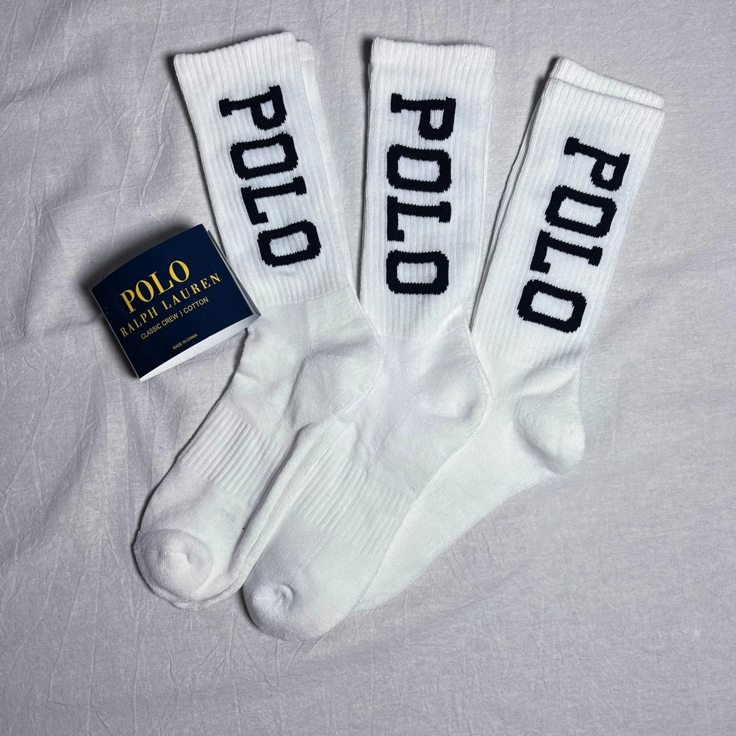P O L O " 大字母 白色 white