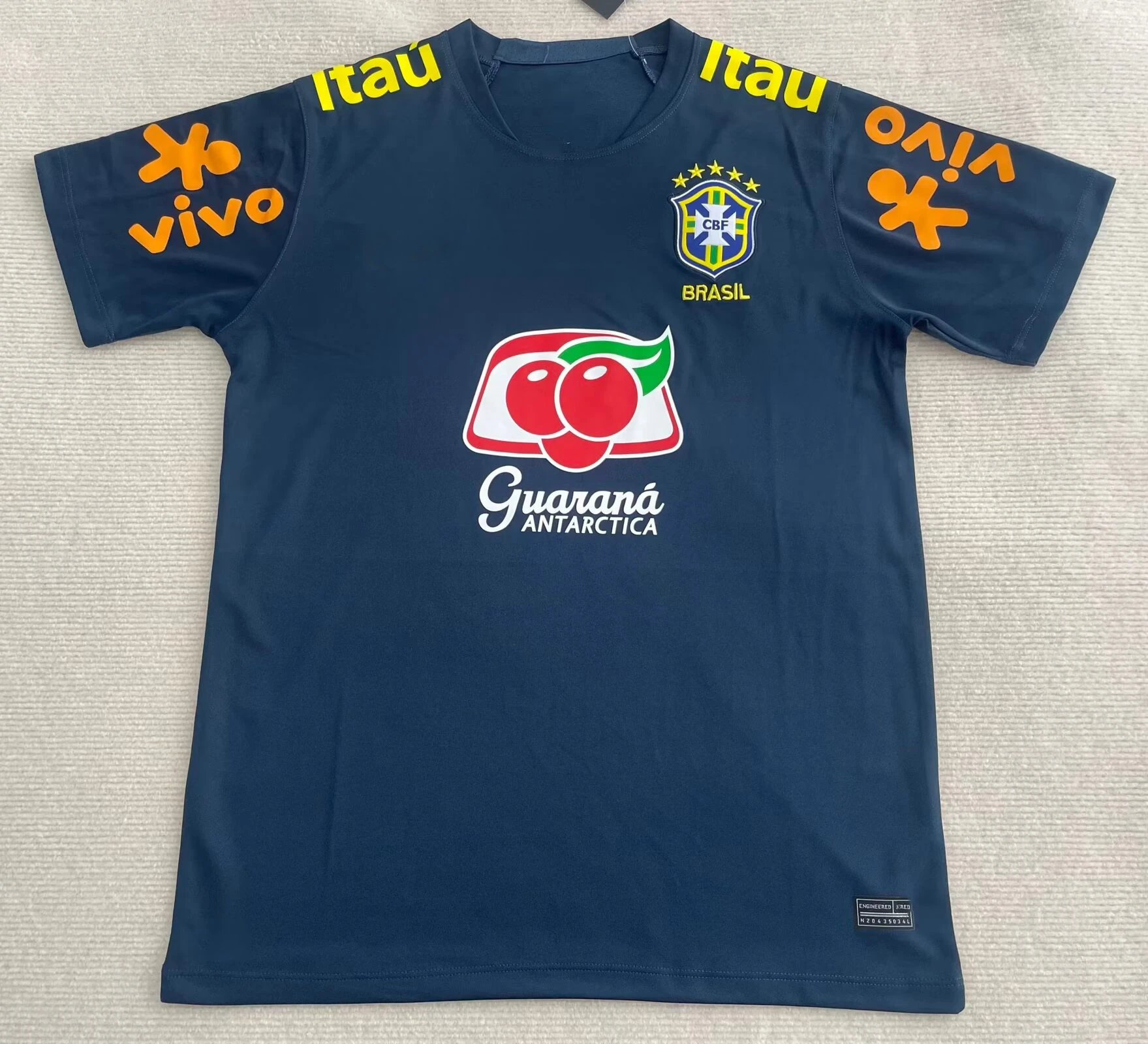 2021巴西训练服湖黑色